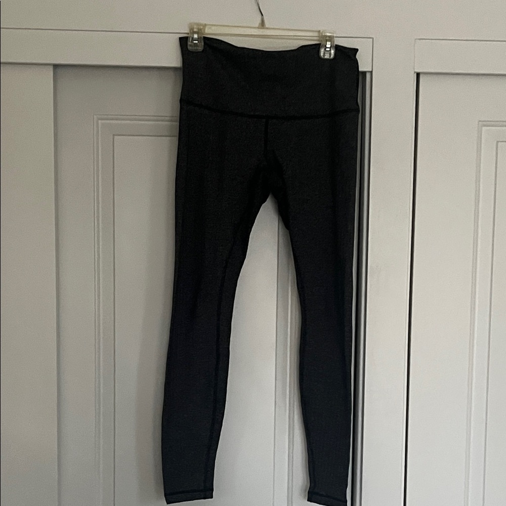 Herringbone Lululemon Wunder Under High-Waisted Leggings